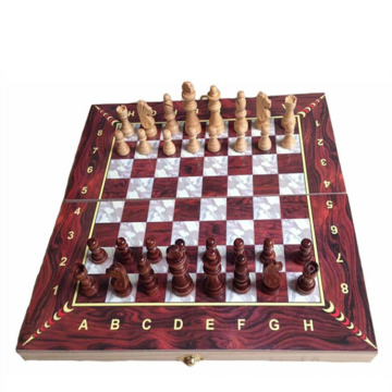 jogo de xadrez chinês de madeira antigo, jogos de xadrez de madeira, tabuleiro de xadrez dobrável
